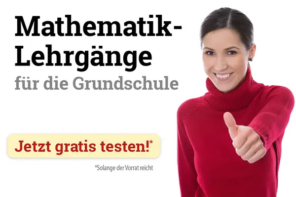 Banner Mathematik-Lehrgänge für die Grundschule