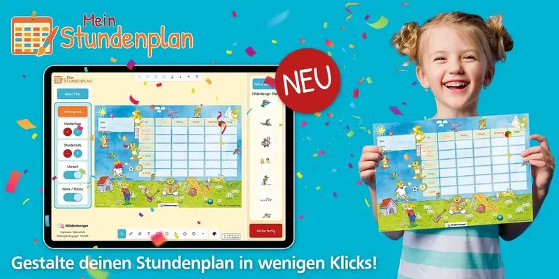 Gestalte deinen Stundenplan in wenigen Klicks