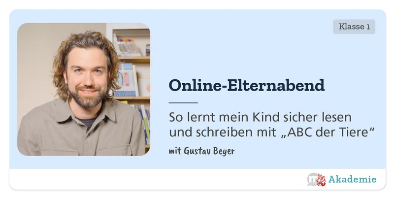 Banner Online-Elternabend mit Gustav Beyer